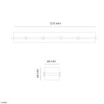 EQUIPO ESTANCO PLACA LED 36W 3.000ºK / 4.000ºK / 6.500ºK 120 CMS - Imagen 3