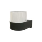 APLIQUÉ LED A MURO EXTERIOR VIDRIO 7W 3000K