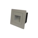 FOCO EMPOTRADO A MURO LED GRIS 3W 3000K