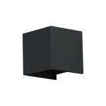 APLIQUÉ A MURO SOBREPUESTO NEGRO 10W 3000K