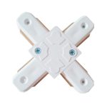 CONECTOR RIEL MONOFÁSICO «X» BLANCO 220V