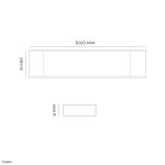 PERFIL DE ALUMINIO RECTANGULAR SOBREPUESTO PARA INTERIOR - Imagen 3