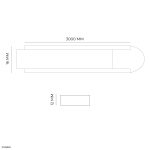 PERFIL DE ALUMINIO CUADRADO SOBREPUESTO PARA INTERIOR - Imagen 3