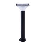 LUMINARIA TIPO BOLLARD CUADRADO SOLAR LED 7W 3000K
