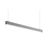 LÁMPARA LINEAL LED COLGANTE O SOBREPUESTO GRIS 36W