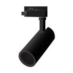 FOCO A RIEL MONOFÁSICO NEGRO MATE 1XGU10