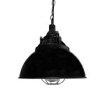 LÁMPARA COLGANTE TRONO 1XE27 NEGRO