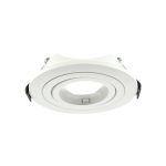 FOCO CIRCULAR EMPOTRADO PARA GU10 BLANCO