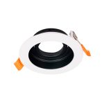 FOCO CIRCULAR EMPOTRADO PARA GU10 BLANCO