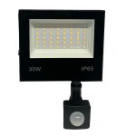 FOCO PROYECTOR DE ÁREA LED 30W 3000K CON SENSOR