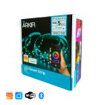 PACK ROLLO DE 5 MTS CINTA LED RGB INTELIGENTE WIFI