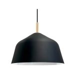 LUMINARIA COLGANTE BORLE BLACK 1XE27