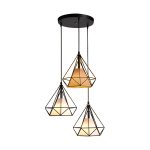 LUMINARIA COLGANTE TRIO TIPO COMIC COLORES VERTICAL  3XE27 IP20 220V DIMENSIONES 25X25 CMS NO INCLUYE AMPOLLETA