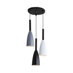 LUMINARIA COLGANTE TRIO TIPO CONO VERTICAL BANEAUZ 3XE27