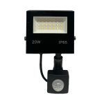FOCO PROYECTOR DE ÁREA LED 20W 5500K CON SENSOR