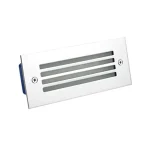 FOCO EMPOTRADO A MURO LED 5W 3.000°K REJILLA