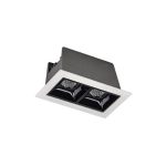 FOCO EMPOTRADO A CIELO LENSY 2X2W 3000K