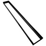 MARCO PARA SOBREPONER PANEL SLIM NEGRO 1.212X155MM