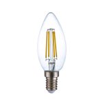 AMPOLLETA LED E14 TIPO VELA LFILAMENTO 4W 2.700ºK