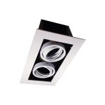FOCO TIPO PUZZLE EMPOTRADO CIELO BLANCO 2XGU10