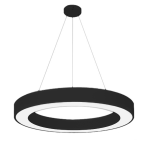 LUMINARIA COLGANTE ARO LED 36W 3.000ºK NEGRO