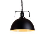 LÁMPARA COLGANTE E27 NEGRO
