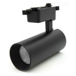 FOCO A RIEL MONOFÁSICO LED 20W NEGRO 3.000ºK