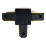 CONECTOR RIEL MONOFÁSICO "T" NEGRO