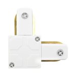 CONECTOR RIEL MONOFÁSICO "L" BLANCO