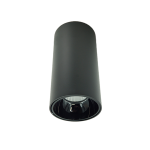 FOCO CILINDRO NEGRO SOBREPUESTO 15W 3.000°K IP20