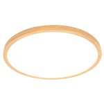 PLAFÓN SOBREPUESTO REDONDO 48W 3.000ºK MADERA