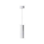 LUMINARIA CILINDRO COLGANTE A CIELO BLANCO 1XGU10