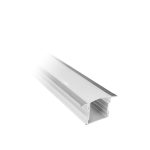 PERFIL ALUMINIO RECTANGULAR EMPOTRADO PARA CINTA LED SMD