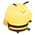 LÁMPARA DE NOCHE LED ABEJA LUZ CÁLIDA RECARGABLE