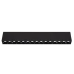 FOCO SOBRPUESTO LENS 15X2W 3.000°K NEGRO