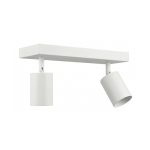 LUMINARIA TIPO APLIQUE 2XGU10 BLANCO