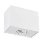 APLIQUÉ A CIELO RECTANGULAR BLANCO 1XGU10 BASCULANTE
