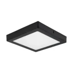 PLAFÓN LED CUADRADO 24W 6.000°K NEGRO