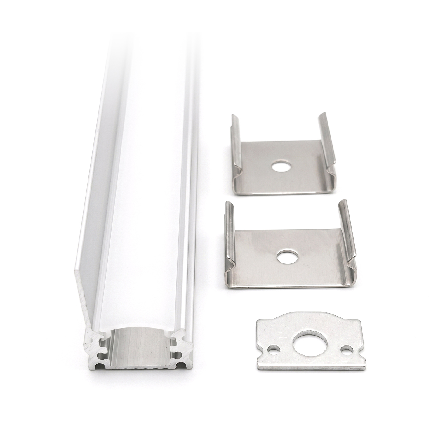 PERFIL ALUMINIO SOBREPUESTO EFECTO BAÑADOR DE PARED PARA CINTA LED